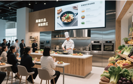 体验消费区+品牌发布厅